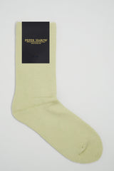 Peper Harow men's cream Plain luxury bed socks in packaging