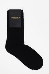 Ribbed Women's Bed Socks - Black