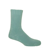 Ribbed Cuff Men's Bed Socks - Blue
