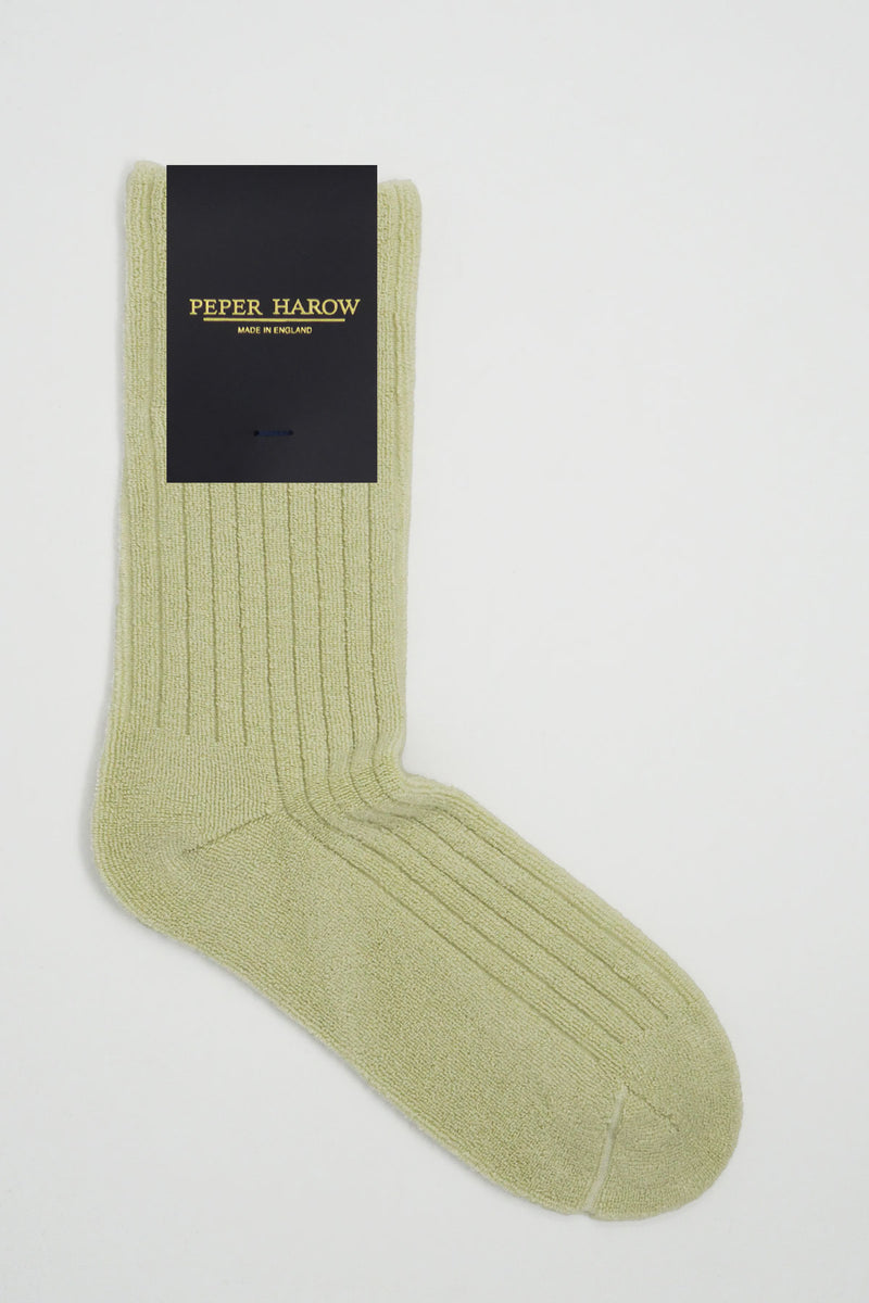 Ribbed Women's Bed Socks - Cream