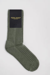 Ribbed Men's Bed Socks - Grey
