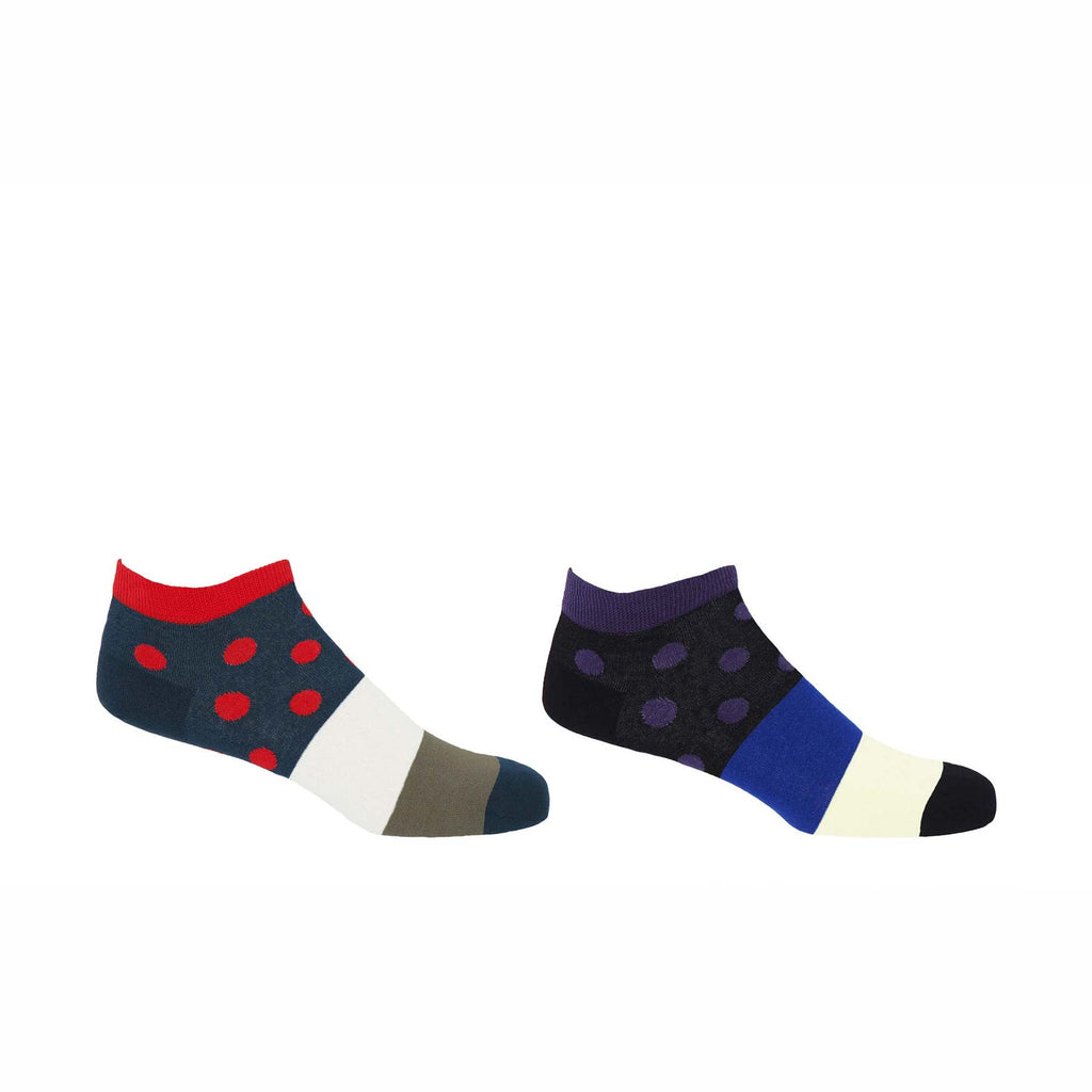 Mayfair Trainer Socks Bundle Scarlet &