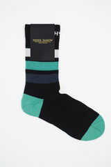 Peper Harow black organic cotton men's sport socks in packaging