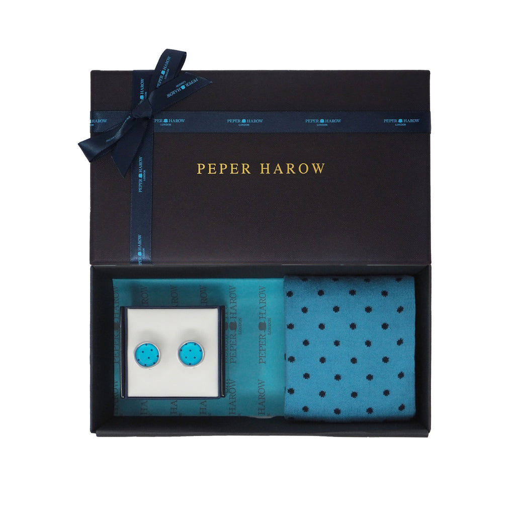 Azure Cufflink Gift Box