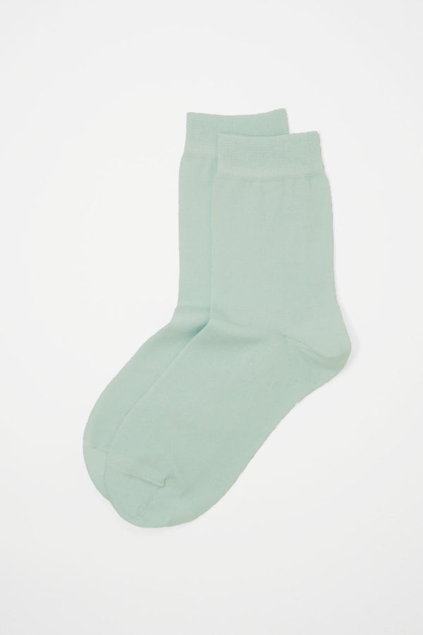 Peper Harow baby blue Classic women's luxury socks topshot