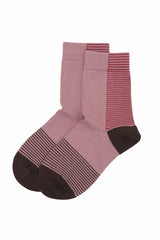 Peper Harow berry Anne women's luxury socks topshot