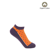Polka Women's Organic Trainer Socks Bundle - Berry & Denim