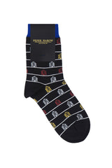 Christmas Tree Women's Socks - Black