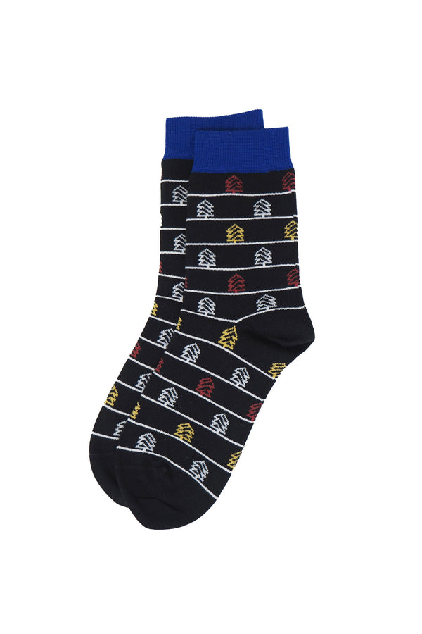 Christmas Tree Women's Socks - Black