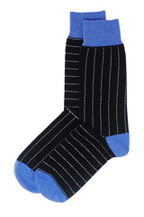 Peper Harow black Dash men's luxury socks topshot