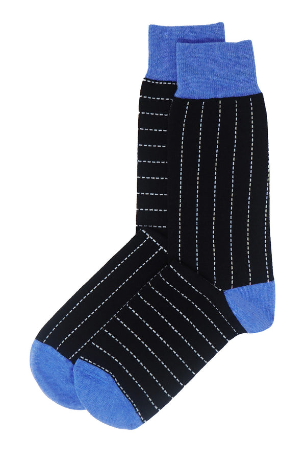 Two pairs of Peper Harow black Dash men's luxury socks