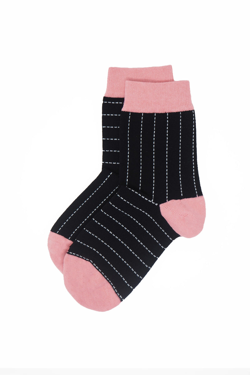 Two pairs of Peper Harow black Dash ladies luxury socks
