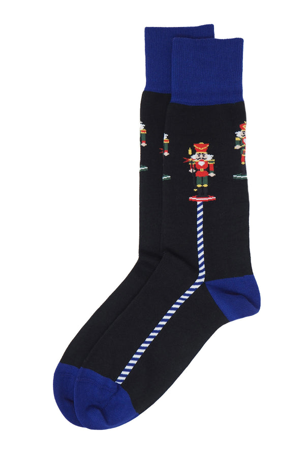 Nutcracker Men's Socks - Black