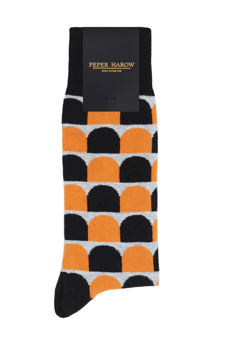 Peper Harow black Ouse men's luxury socks rider