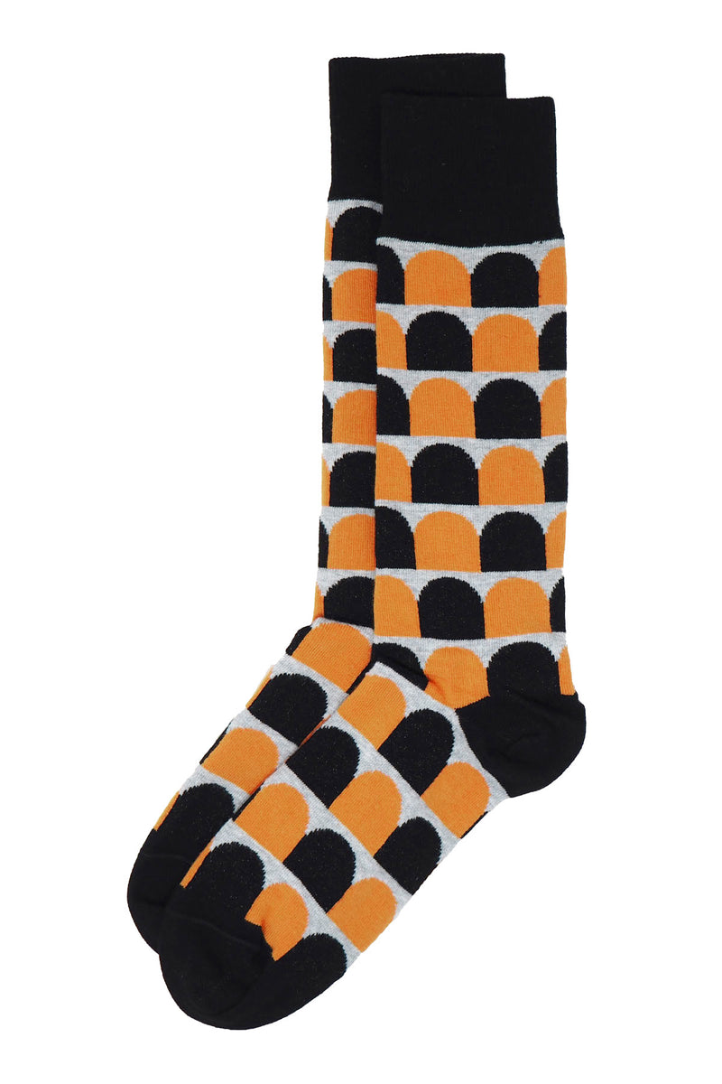 Peper Harow black Ouse men's luxury socks topshot