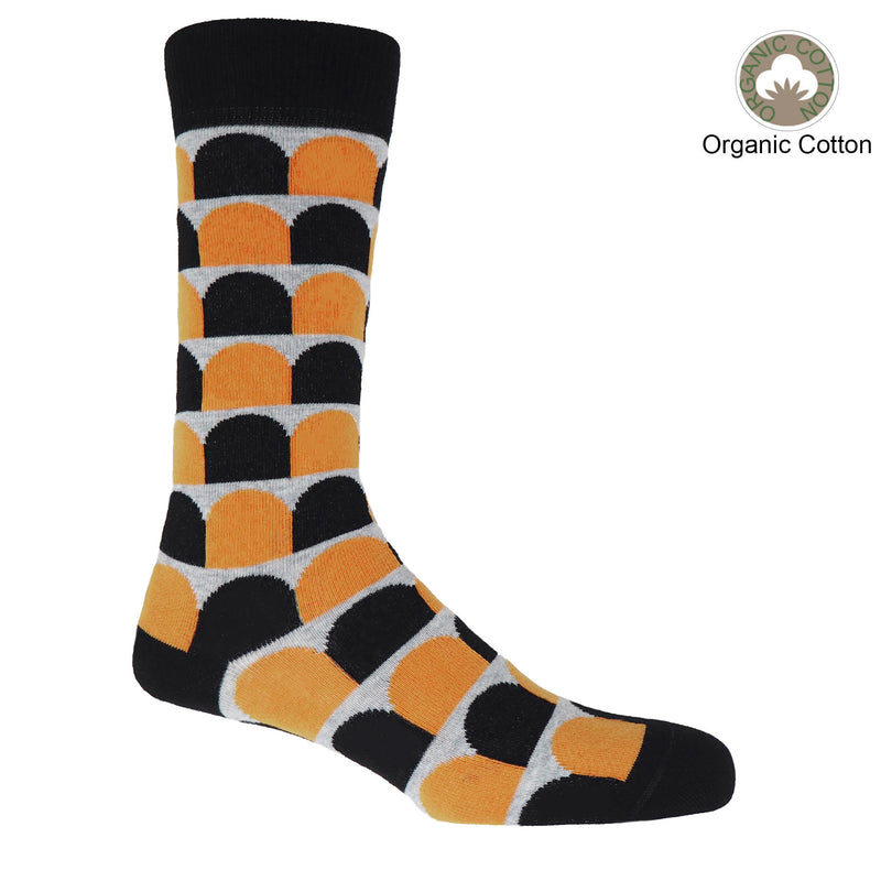 Peper Harow black Ouse men's luxury socks