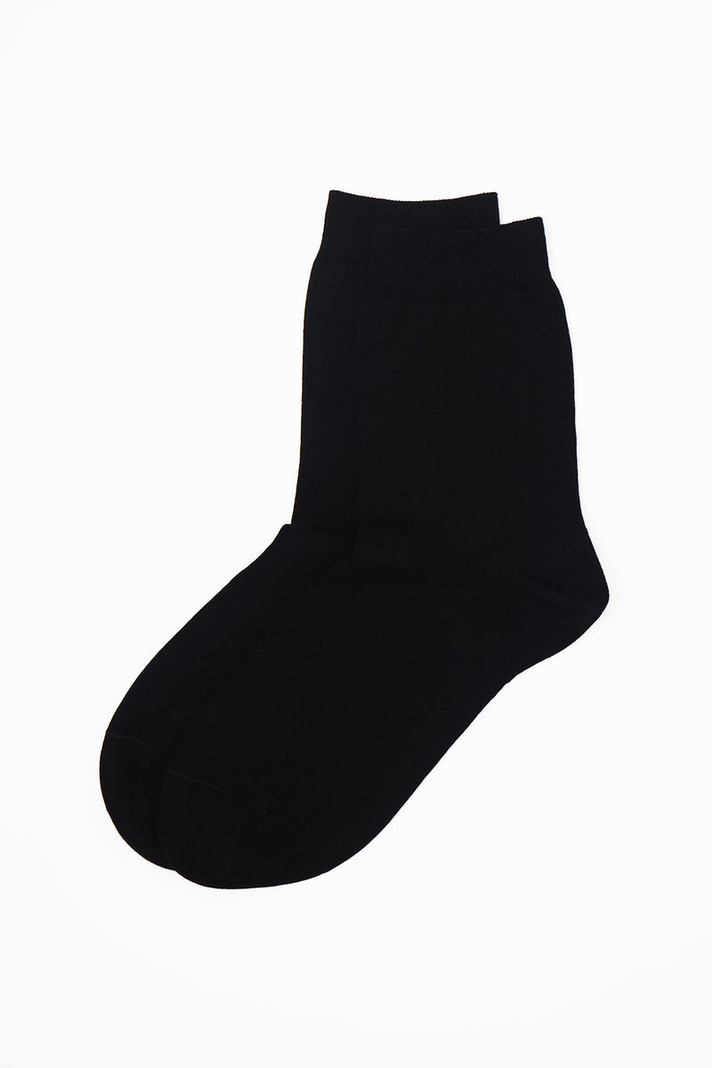 Peper Harow black Classic women's luxury socks topshot