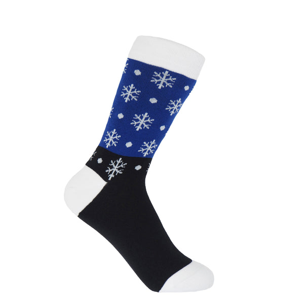 Snowflake Women's Socks - Blue