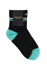 Quarter Crew Organic Women's Sport Socks - Black