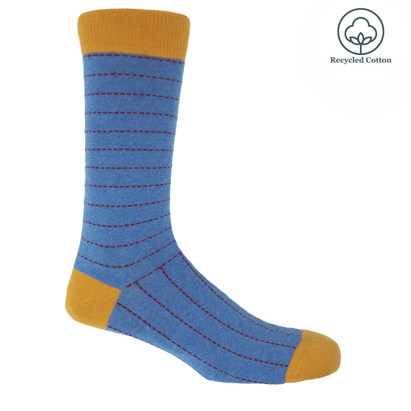 Peper Harow blue Dash men's luxury socks