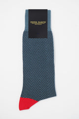 Lux Taylor Men's Socks - Blue