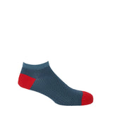 Lux Taylor Men's Trainer Socks Bundle - Blue & Red