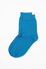 Peper Harow blue Classic women's luxury socks topshot