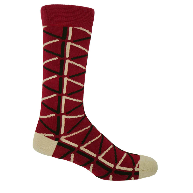 Septem Men's Socks - Garnet