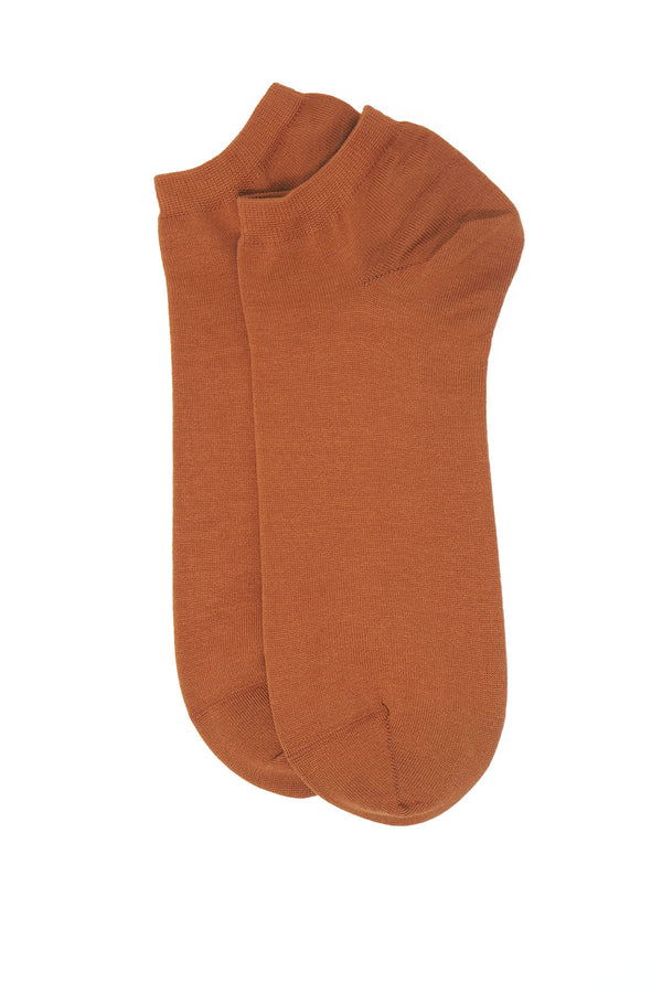 Classic Men's Trainer Socks - Burnt Orange