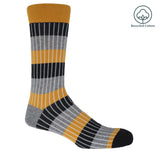 Peper Harow mustard Chord men's luxury socks