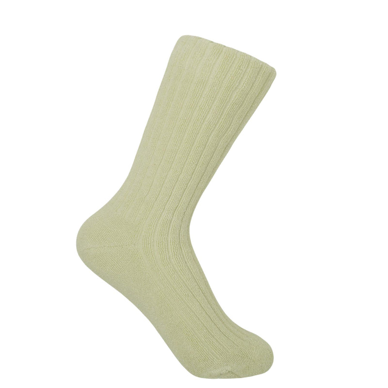 Ribbed Women's Bed Socks Bundle - Pink, Blue & Cream