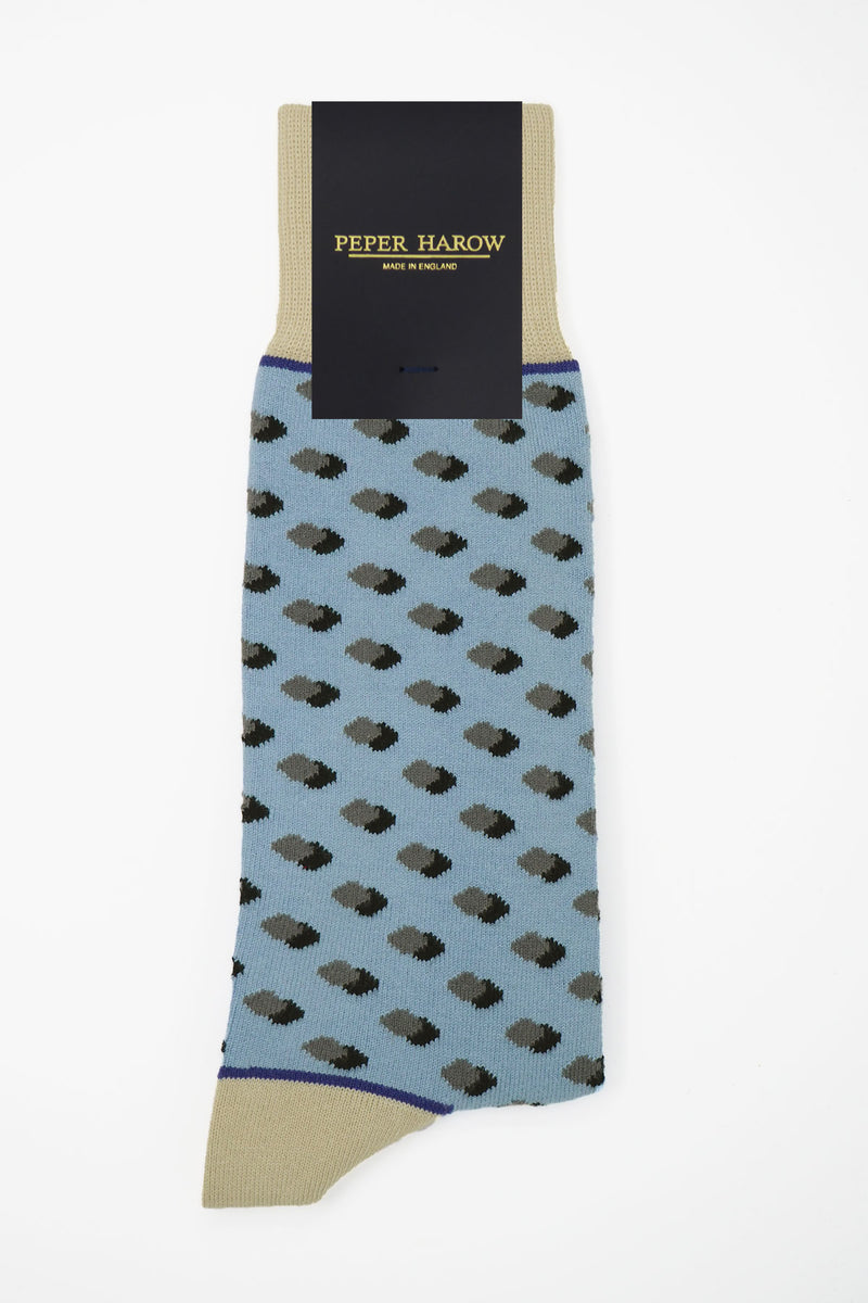 Disruption Men's Socks - Sky