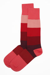 Two pairs of Peper Harow fire Block Stripe men's luxury socks