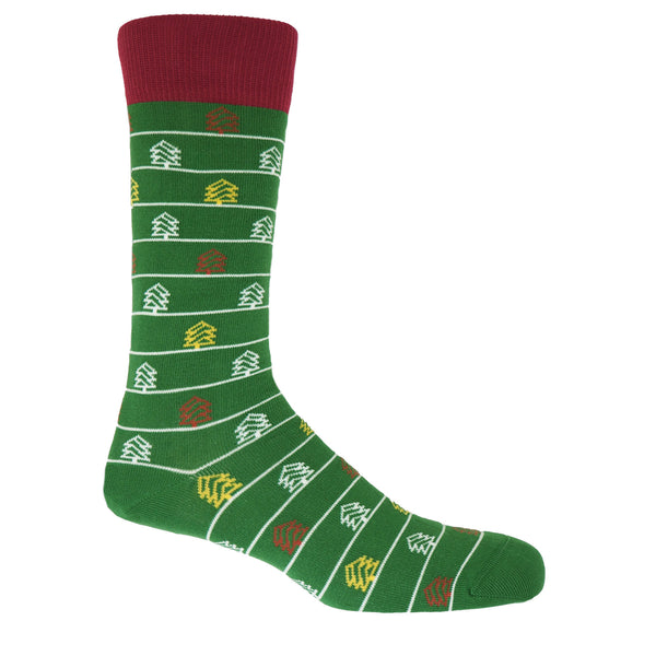 Christmas Tree Men's Socks - Green