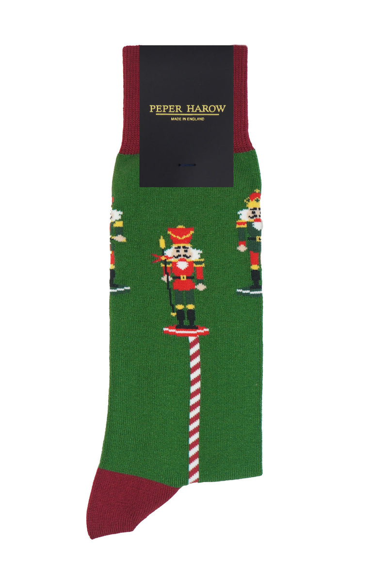 Nutcracker Men's Socks - Green