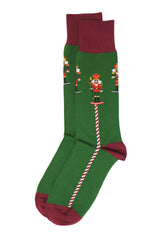 Nutcracker Men's Socks - Green