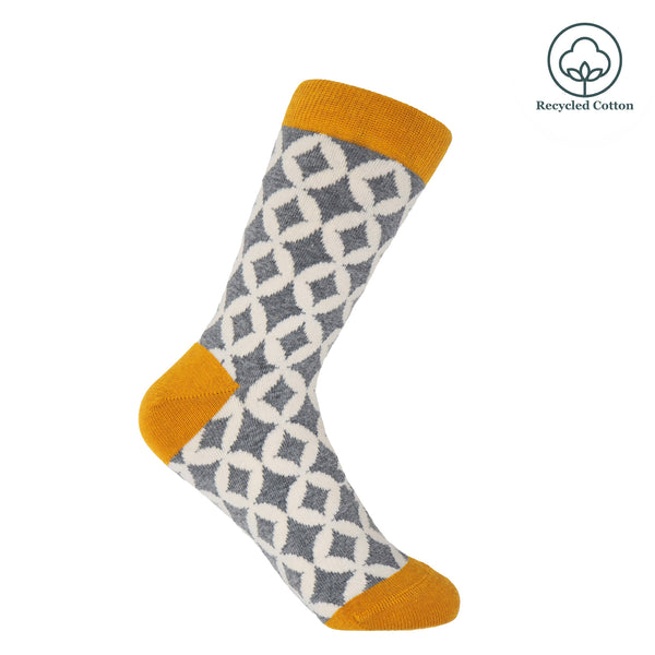 Mosaic Women's Socks - Grey