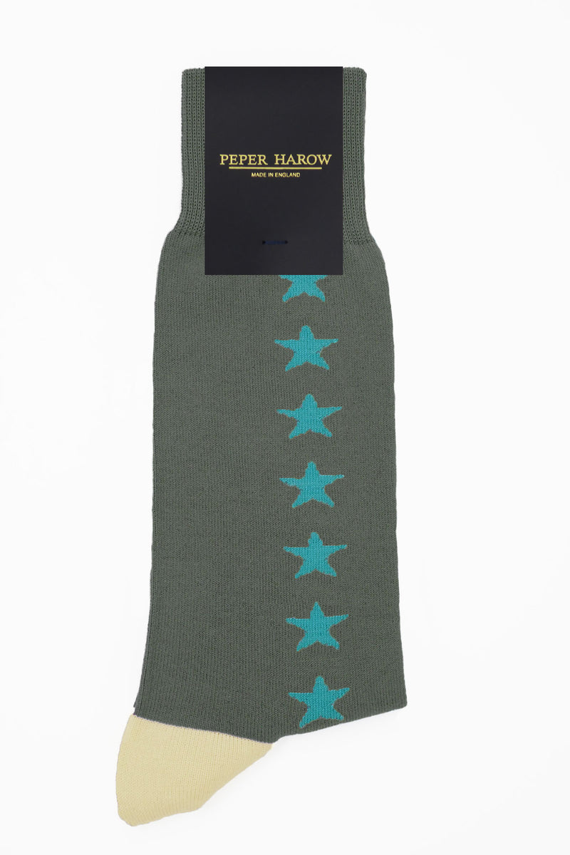 Starfall Men's Socks - Grey