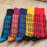 Entire collection of Peper Harow Houndstooth men's luxury socks