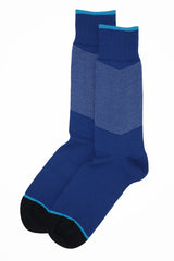 Chevron Men's Socks - Lazurite