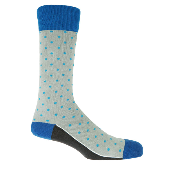 Pin Polka Men's Socks - Grey