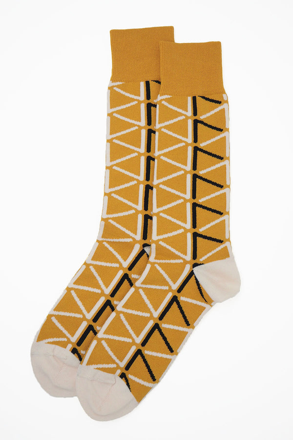 Septem Men's Socks - Mustard