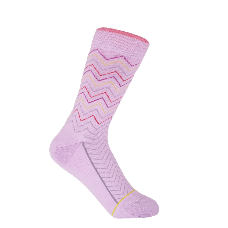 Peper Harow lilac Oblique women's luxury socks