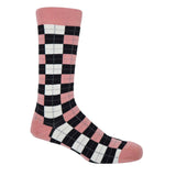 Checkmate Men's Socks - Pink