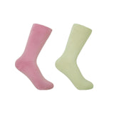 Plain Women's Bed Socks Bundle - Pink & Cream