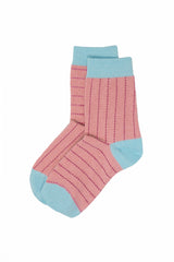 Two pairs of Peper Harow pink Dash ladies luxury socks