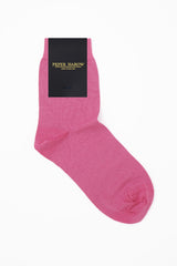 Peper Harow pink Classic women's luxury socks rider