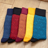 Entire collection of Peper Harow Polka Stripe men's luxury socks