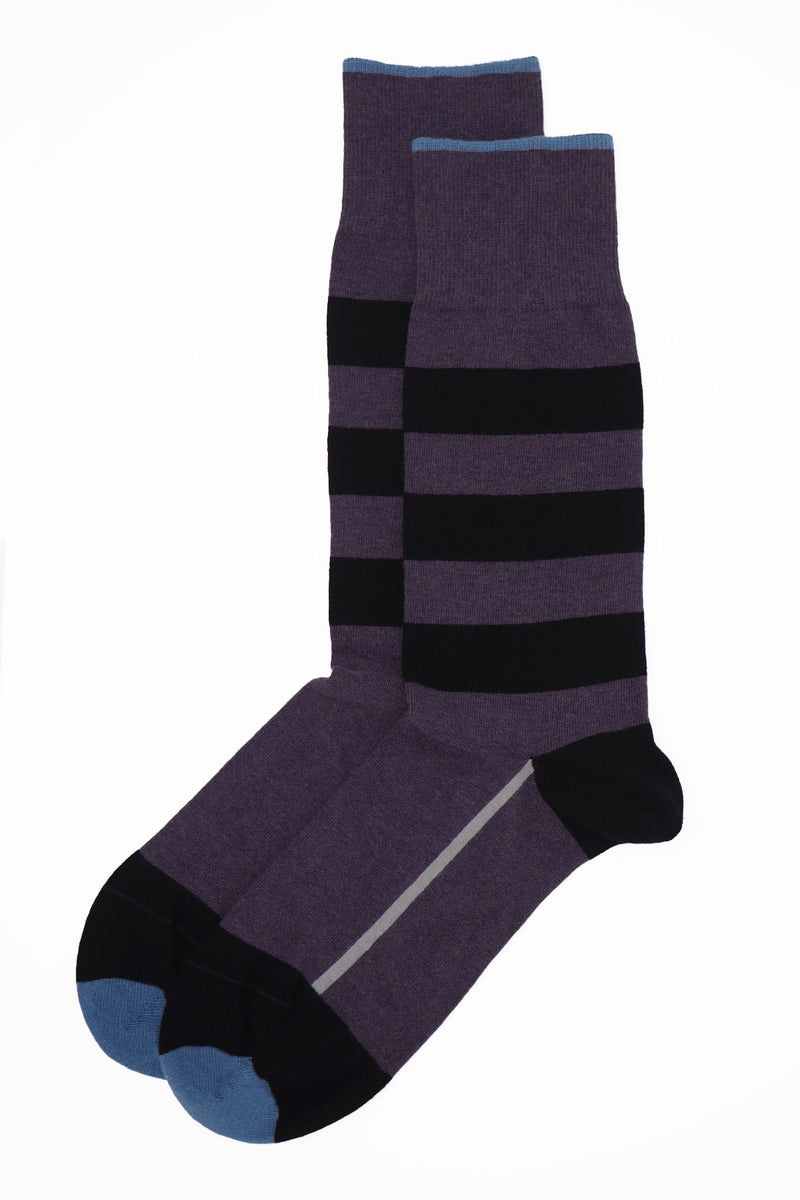 Equilibrium Organic Men's Socks - Purple