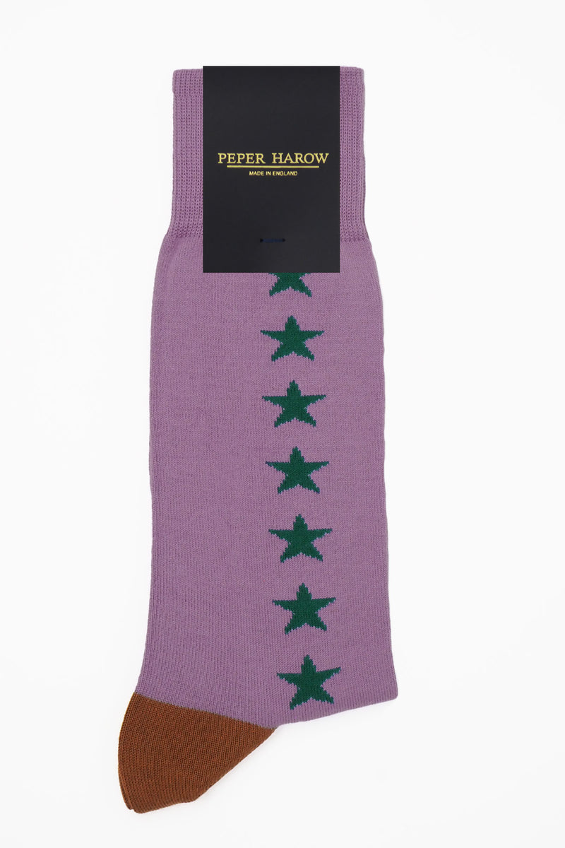 Starfall Men's Socks - Purple